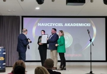 Dr inż. Bartosz Michalak po raz kolejny w gronie najlepszych nauczycieli akademickich województwa lubuskiego!